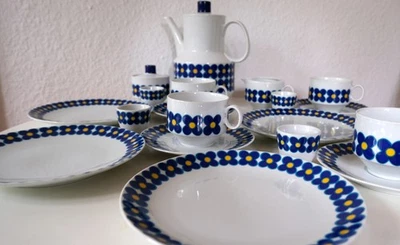 Winterling Marktleuthen Kaffeeservice Frühstücksservice Prilblumen 70er - Bild 1 von 4