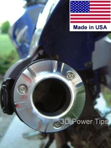 3D POWER TIP EXHAUST YAMAHA TT-R50 TT-R110 TTR 50 110 w/ SPARK ARRESTOR SCREEN - Picture 1 of 10