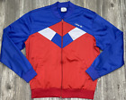 Vintage  Adidas Tennis Track Jacket Made In USA Size L Colorblock Trefoil