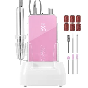 Cordless 35000RPM Nail Drill with Long Battery Life - Nouvella Efile in Pink - Picture 1 of 10