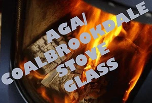 AGA/COALBROOKDALE REPLACEMENT STOVE GLASS DARBY, MINSTERLEY ALL MODELS AVAILABLE - Picture 1 of 5
