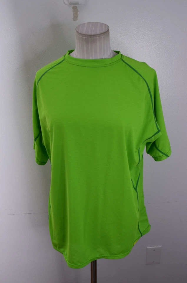 Camisa NRS Hombre Manga Mediana Verde Surf Performance Ligera H2 Core Seda Foto 1 de 4