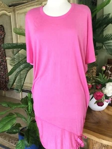 Vintage Oceano La Perla Women 100% Viscose Dress Pink made in Italy size 46 - Picture 1 of 23