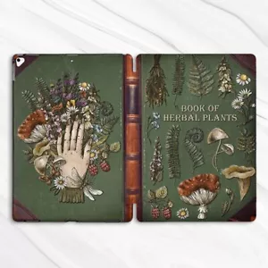 Book Of Herbal Plants Vintage Case For iPad 10.2 Air 3 4 5 Pro 9.7 11 12.9 Mini - Picture 1 of 6