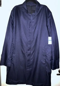 Alfani Mens XL Overcoat Long Light weight Dress Jacket Navy NWT Crossmerch - Picture 1 of 5