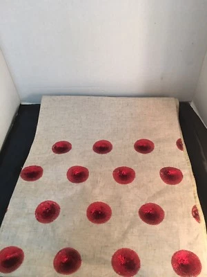 Дорожка для кухонного стола Nicole Miller домашняя желтовато-коричневая красная 16 x 90 дюймов декор - Изображение 1 из 4