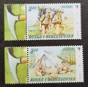 [SJ] Bosnia Scout 2007 Uniform Camping Jamboree (stamp margin) MNH