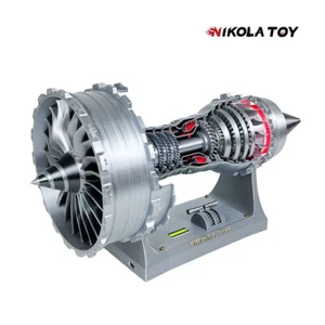 Rolls Royce Trent 900 Turbofan Engine Model Aircraft Engine Illuminated Figure - Picture 1 of 5