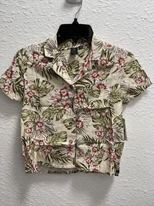 Volcom Boys Tropical Short Sleeve Aloha Shirt. Size S(7/8)- Free Shipping!! - Picture 1 of 4