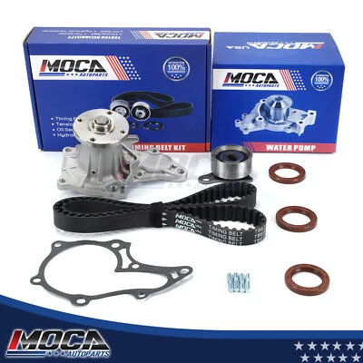 Timing Belt Kit Water Pump fit 85-92 Toyota Corolla Geo Chevrolet 1.6L DOHC 4AGE - Image 1 of 4