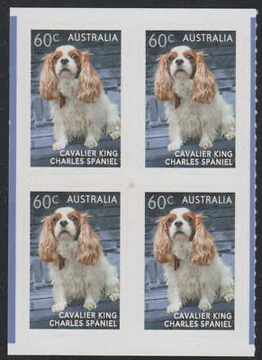 Australia 2013 # 3873 - Dog - Cavalier King - 4 Booklet stamps - M-NH Lot # 100 - Image 1 of 2