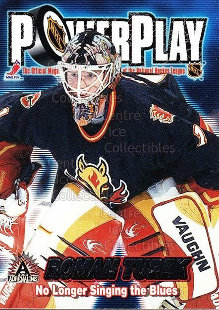 2001-02 Pacific Adrenaline Power Play #6 Roman Turek - Image 1 of 1