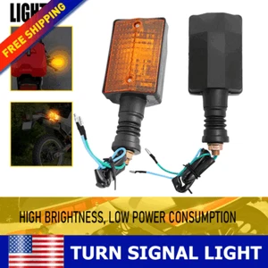 For Yamaha FZ750 (1985) Amber Rear Turn Signal Lights Driver Passenger Side Pair - Picture 1 of 20