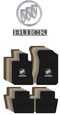 Alfombrillas delanteras y traseras Lloyd Velourtex para Park Avenue 97-05 con escudo 1 con bu apilado Foto 1 de 4