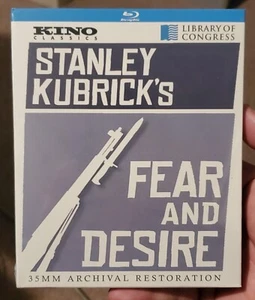 FEAR AND DESIRE 1953 BLU-RAY + SLIPCOVER KINO LORBER STANLEY KUBRICK RARE OOP - Picture 1 of 6