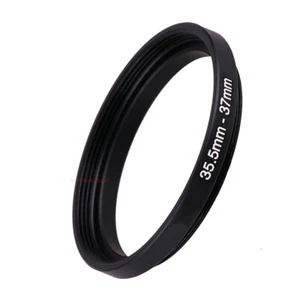 New 35.5mm to 37mm Stepping Step-up Metal Filter Adapter Ring 35.5mm-37mm Black  - Picture 1 of 5