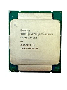 Intel Xeon E5-2630 v3 SR206 8-Core CPU Processor, 2.40GHz, 20M Cache, LGA2011 - Picture 1 of 2