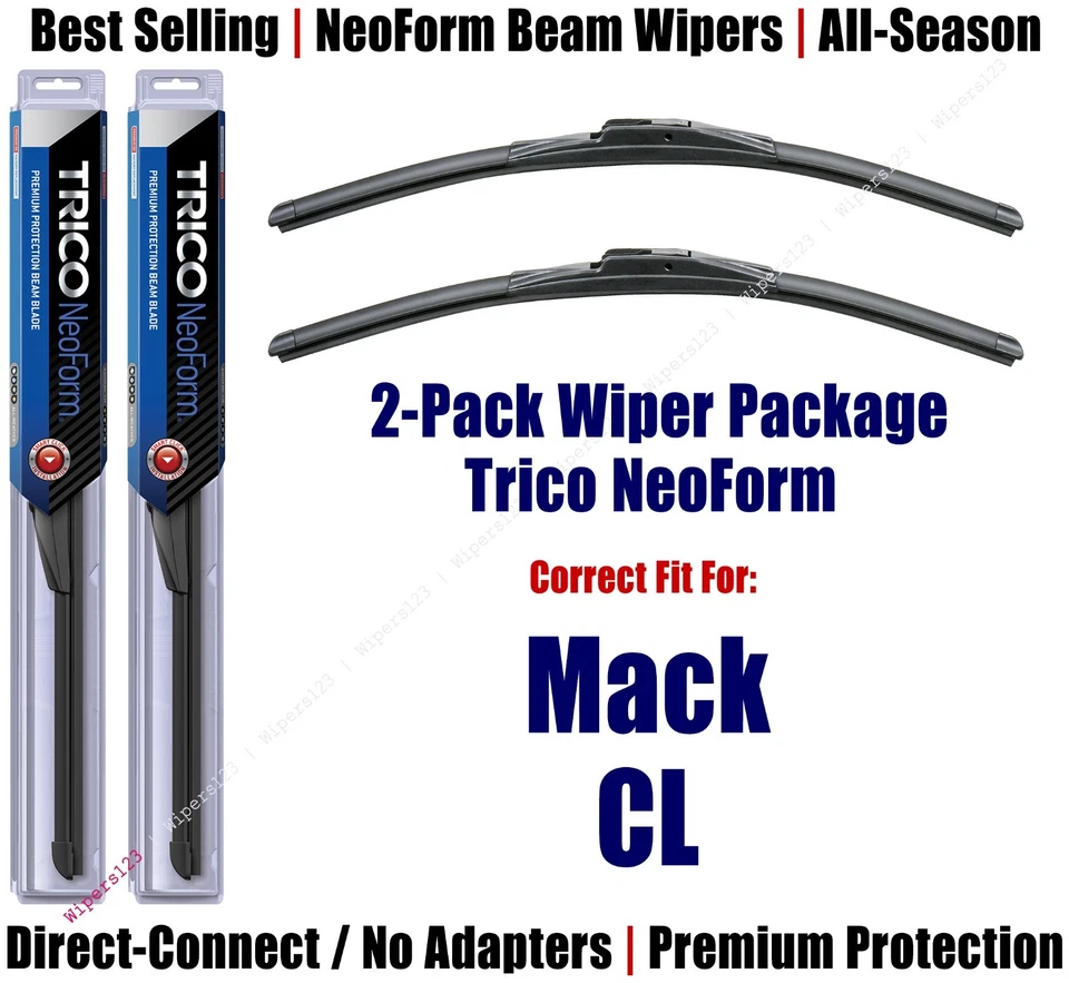 Limpiaparabrisas NeoForm Super Premium 2pk apto para Mack CL 16200x2 1991-2007 Foto 1 de 1