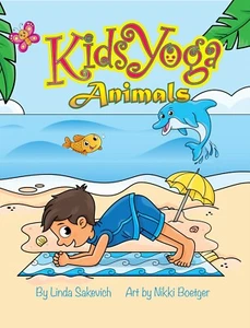 KidsYoga - Tiere Ein Aktivitätsbuch für Kinder von 2-6 Jahren 978-1-7367600-6-2 - Bild 1 von 3
