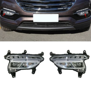 2x Front Fog Lamp Daytime Running Light Fit for Hyundai Santa Fe Sport 16-18 qn - Bild 1 von 4