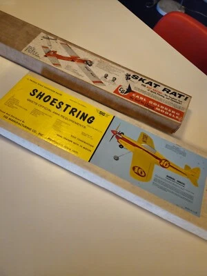 1975 SIG CL-13 Goodyear Racer Shoestring Model Airplane Kit & SKAT RAT! G24.  - Image 1 of 4