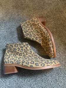 Botines de gamuza con estampado animal Soludos talla 6 leopardo - Imagen 1 de 6