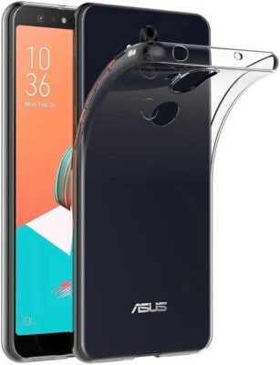 CUSTODIA SLIM COVER TRASPARENTE in SILICONE TPU per ASUS ZENFONE 5 LITE ZC600KL - Immagine 1 di 4