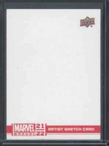 Marvel Annual 2021-2022 Upper Deck Artist Sketch Card Blank 1/1 C4 - Picture 1 of 2