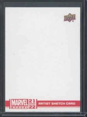 Marvel Annual 2021-2022 Upper Deck Artist Sketch Card Blank 1/1 C4 - Image 1 of 2