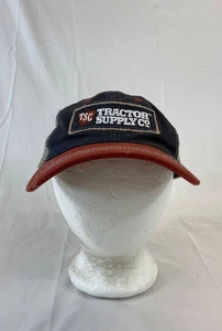 Tractor Supply Baseball Cap Snapback Hat Mesh Back Gray Red Distressed OSFM - Picture 1 of 10