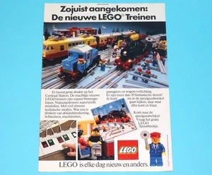 LEGO MAGAZINE ADVERT LEGOLAND TOWN 1980s DONALD DUCK HOLLAND - Bild 1 von 1