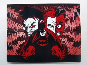 Batman Joker & Two-Face Sticker ๐๐ฆ DC Comics C&D 5"x4" Licensed Villain Decal - Picture 1 of 3