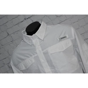 Habit Fishing Shirt Mens Size 2XL Performance Polyester Hiking Camping Vented - Picture 1 of 5