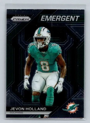 Jevon Holland 2023 Panini Prizm Emergent #H-12 Miami Dolphins - Image 1 of 2
