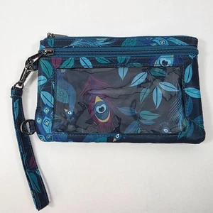 Bolso Muñequera Convertible Lug Peekaboo Pavo Real Bolsillos con Cremallera Acolchado RFID - Imagen 1 de 11