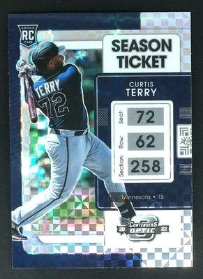 2022 Panini Chronicles Curtis Terry #13 Twins RC Optic Building Blocks - Image 1 of 2