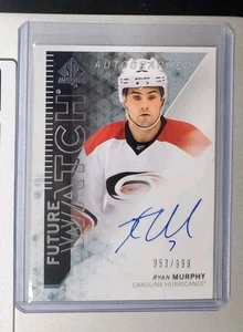 2013-14 UD SP Authentic Hockey Ryan Murphy On Card Auto Future Watch #953/999 - Bild 1 von 1