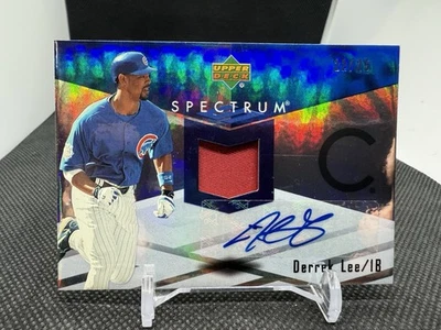2007 Upper Deck Spectrum SSW-DL Derrek Lee Chicago Cubs Game-Used Auto /25 - Image 1 of 4