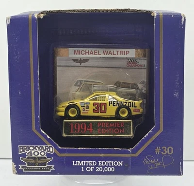 Michael Waltrip Pennzoil 1994 Racing Champions Premier Edition Brickyard 400 - Image 1 of 4