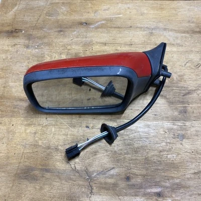 Espelho externo do lado esquerdo do motorista para 98-2000 Volvo S70 V70, 1998-2004 C70 vermelho - Imagem 1 de 4