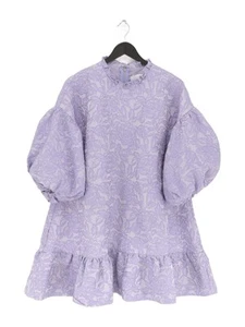 Forever Unique Women's Midi Dress UK 6 Purple 100% Polyester A-Line - Picture 1 of 5