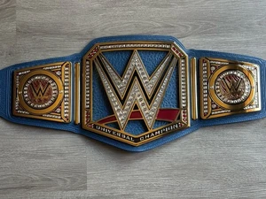 WWE Shop Licensed Blue Universal Replica Wrestling Championship Title Belt - Picture 1 of 17