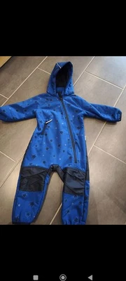 Jako-o Softshell Anzug Overall Sterne Gefüttert 80 86 Softshellanzug Neuwertig - Bild 1 von 4