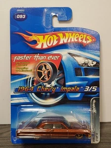 2005 Hot Wheels Faster Than Ever 1964 Chey Impala Brown FTE #093 1:64 Diecast - Picture 1 of 10