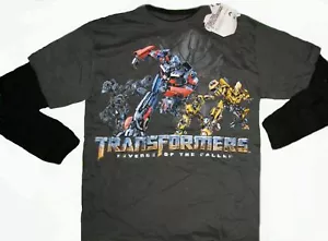 Transformers optimus prime REVENGE OF FALLEN T-Shirt 14-16 L XL New bumblebee - Picture 1 of 1