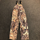 Vintage Camouflage Hunting Cotton Pocket Made In USA Overalls Men's Size L
