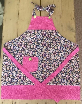 Delantal de cocina infantil hecho a mano edades 7-12 Foto 1 de 4