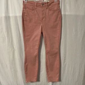 Lauren Conrad High Rise Skinny Ankle Jeans Size 8 Pink - Picture 1 of 8