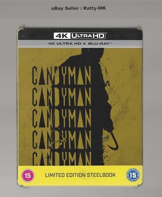CANDYMAN (2021) - UK EXCLUSIVE 4K + BLU RAY STEELBOOK - NEW & SEALED - Image 1 of 4