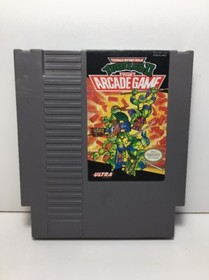 TEENAGE MUTANT NINJA TURTLES II 2 TMNT ARCADE NES Nintendo Original Game TESTED!
